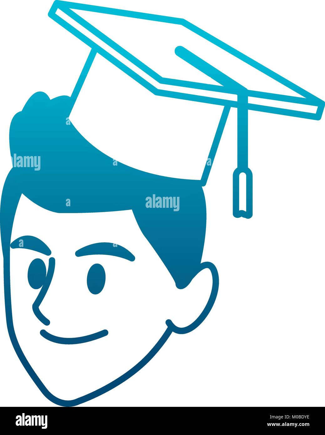 Student man with graduation hat Stock Vector Image & Art - Alamy
