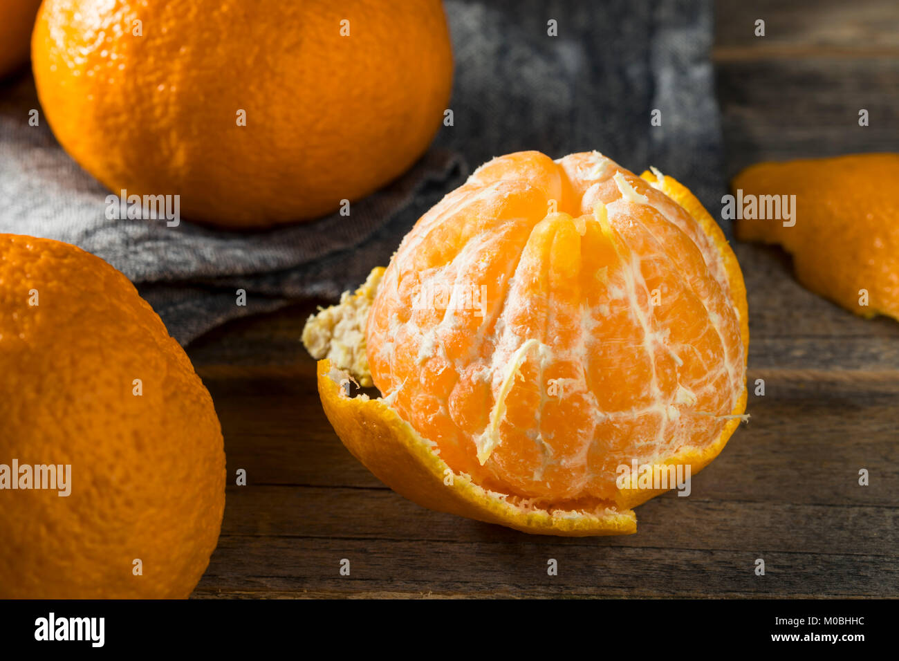 Fresh Raw Sumo Oranges Ready to Eat Stock Photo