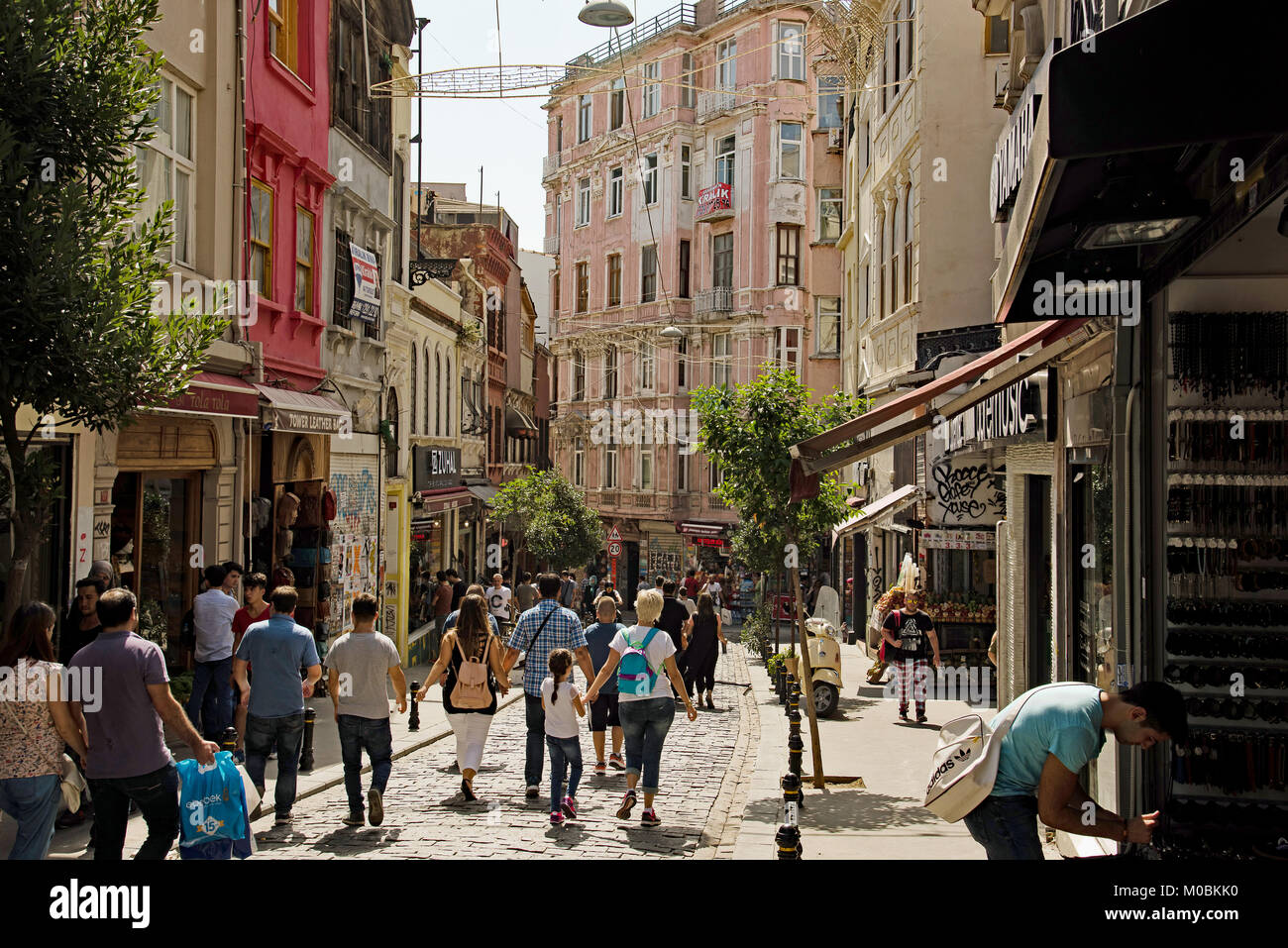 Istanbul street life/Scenes of Istanbul. Istanbul, Turkey Stock Photo