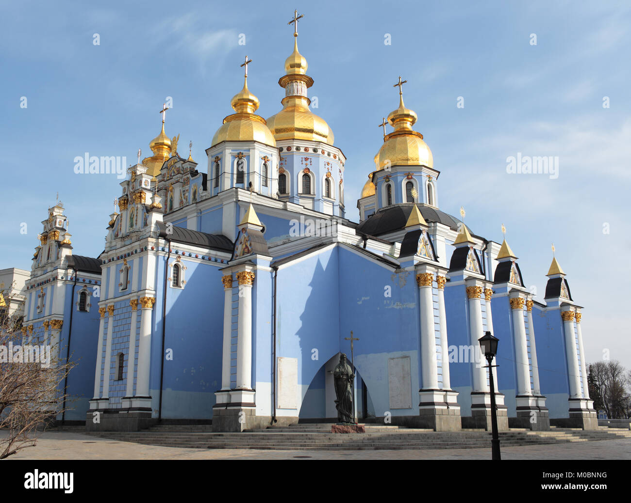 Kiev, Ukraine - April 14, 2012: St. Michaels Golden-Domed Cathedral, the main church of the monastery of the same name.The monastery was reconstructed Stock Photo