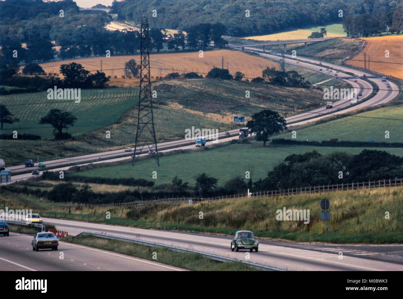 M11 Motorway Looking North Towards Cambridge From Just South Of Harlow In 1980 Essex England Uk Stock Photo Alamy [ 963 x 1300 Pixel ]