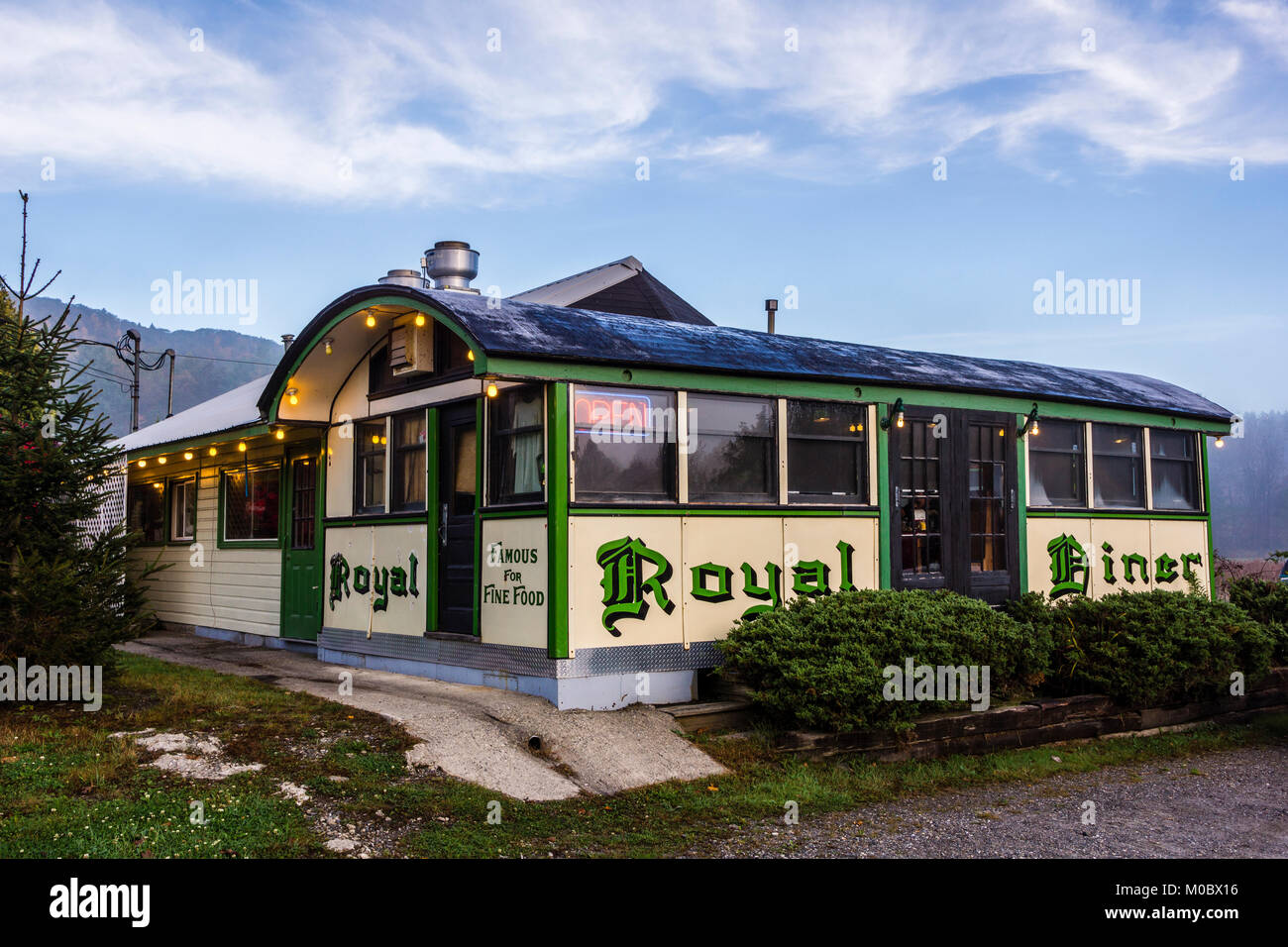 Chelsea Royal Diner West Brattleboro, Vermont, USA Stock Photo Alamy