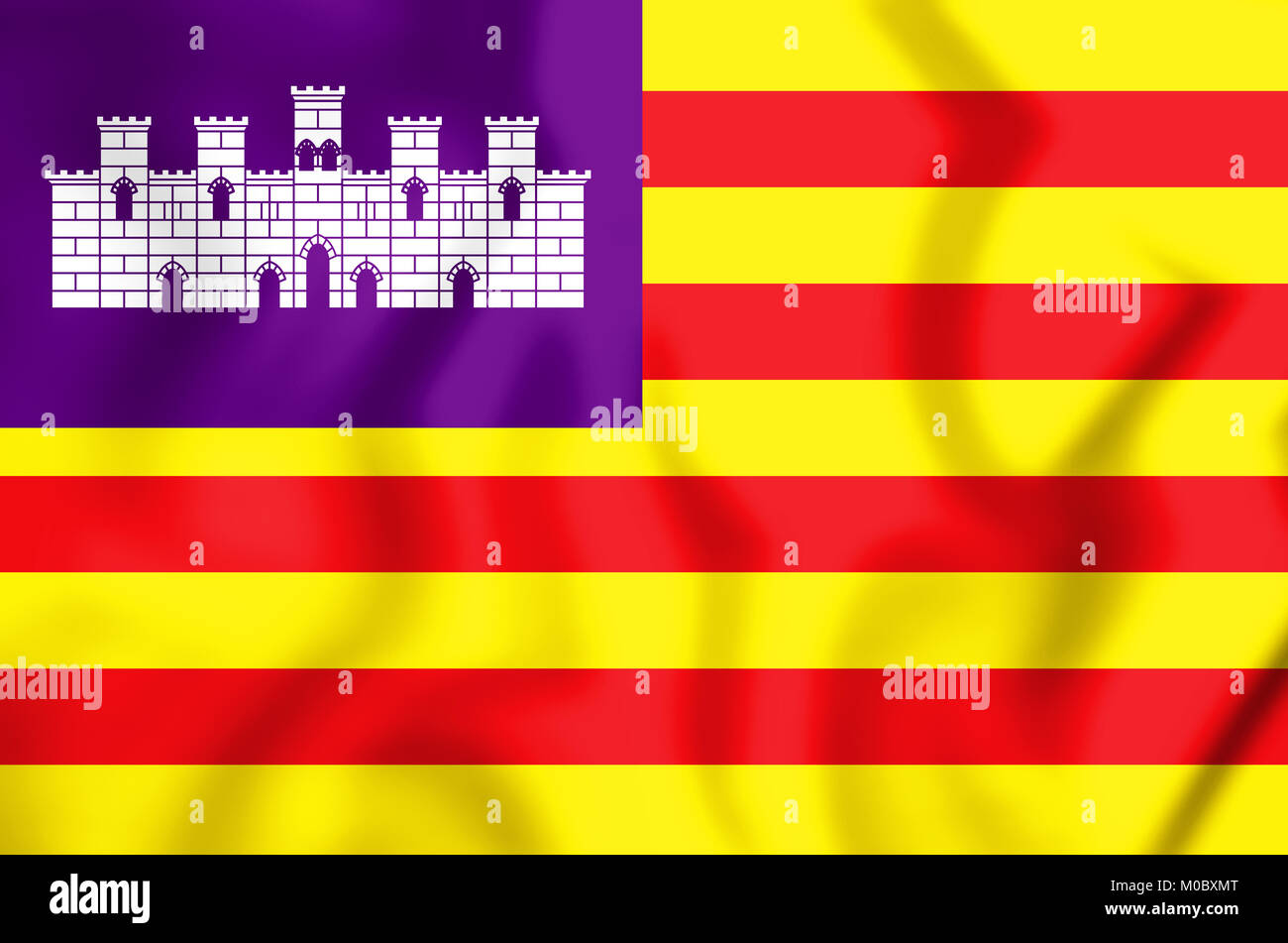 Flag of balearic hi-res stock photography and images - Alamy