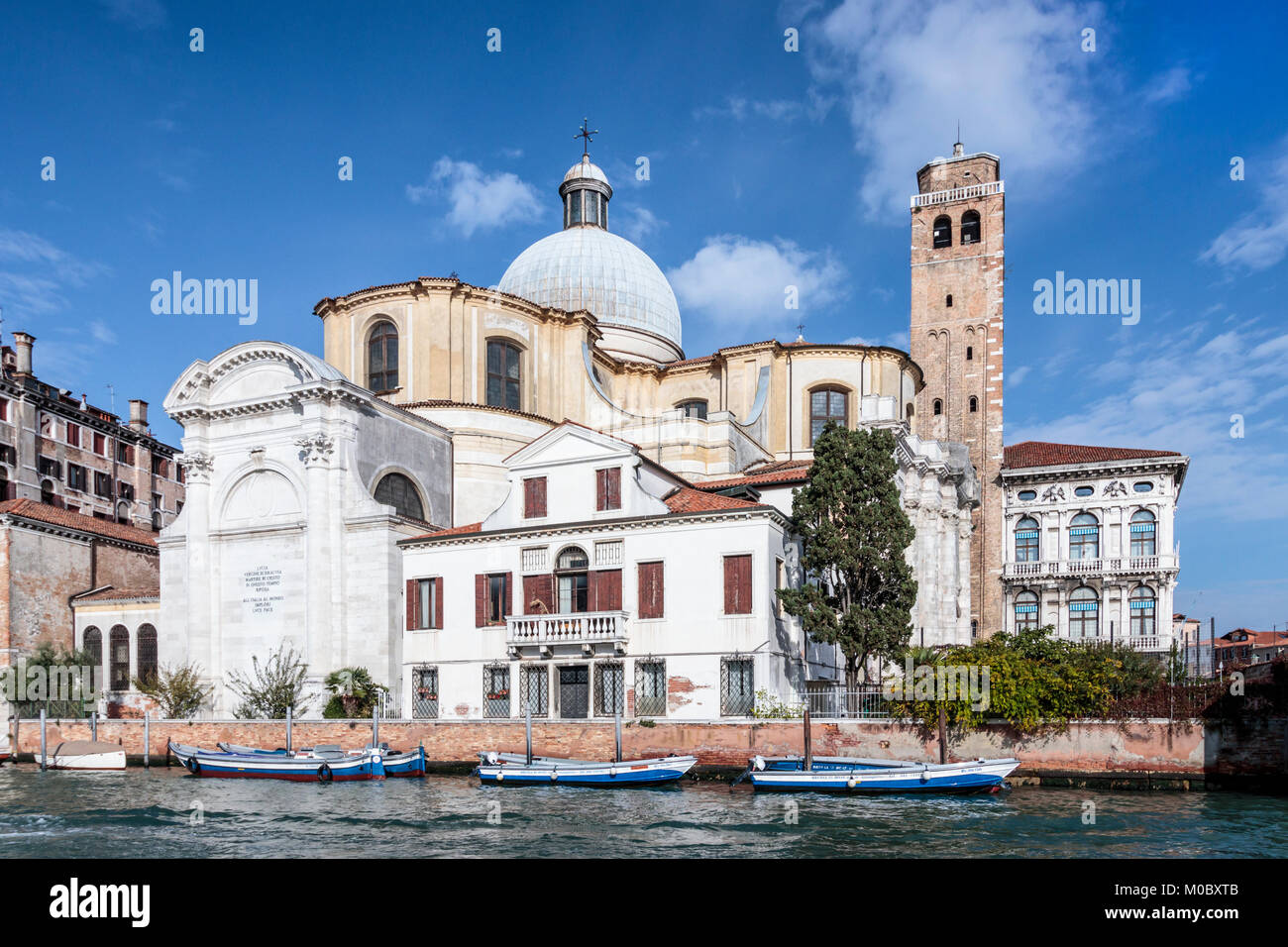 The Church of San Geremia and Grand Canal in Veneto, Venice, Italy