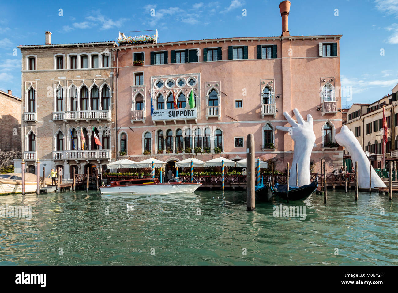 Giant hands sculpture venice hires stock photography and images Alamy