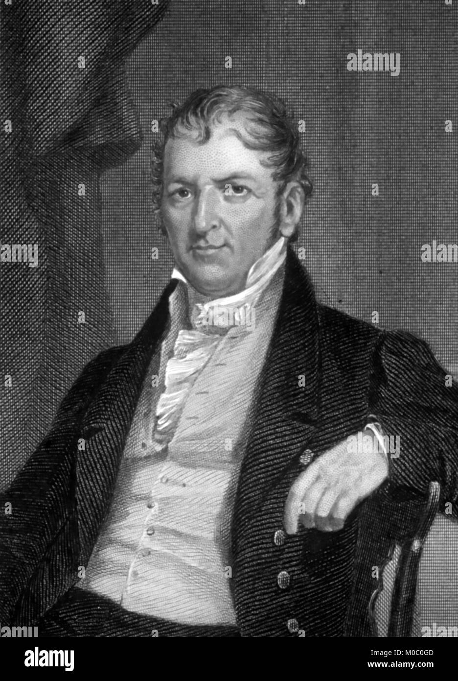 ELI WHITNEY (1765-1825) American inventor of the cotton gin Stock Photo