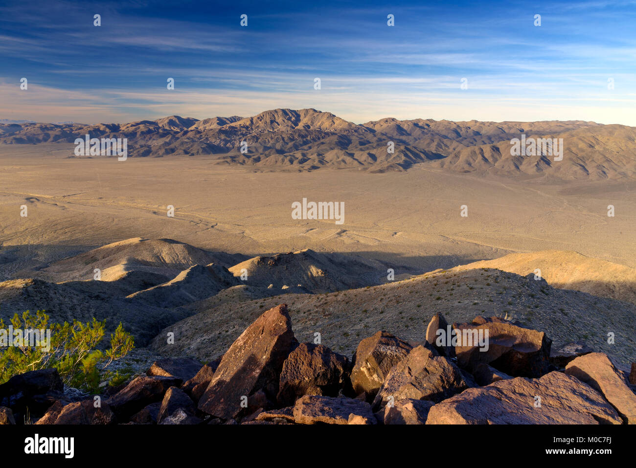 Overlook of the Searles Valley, Trona, California Stock Photo Alamy