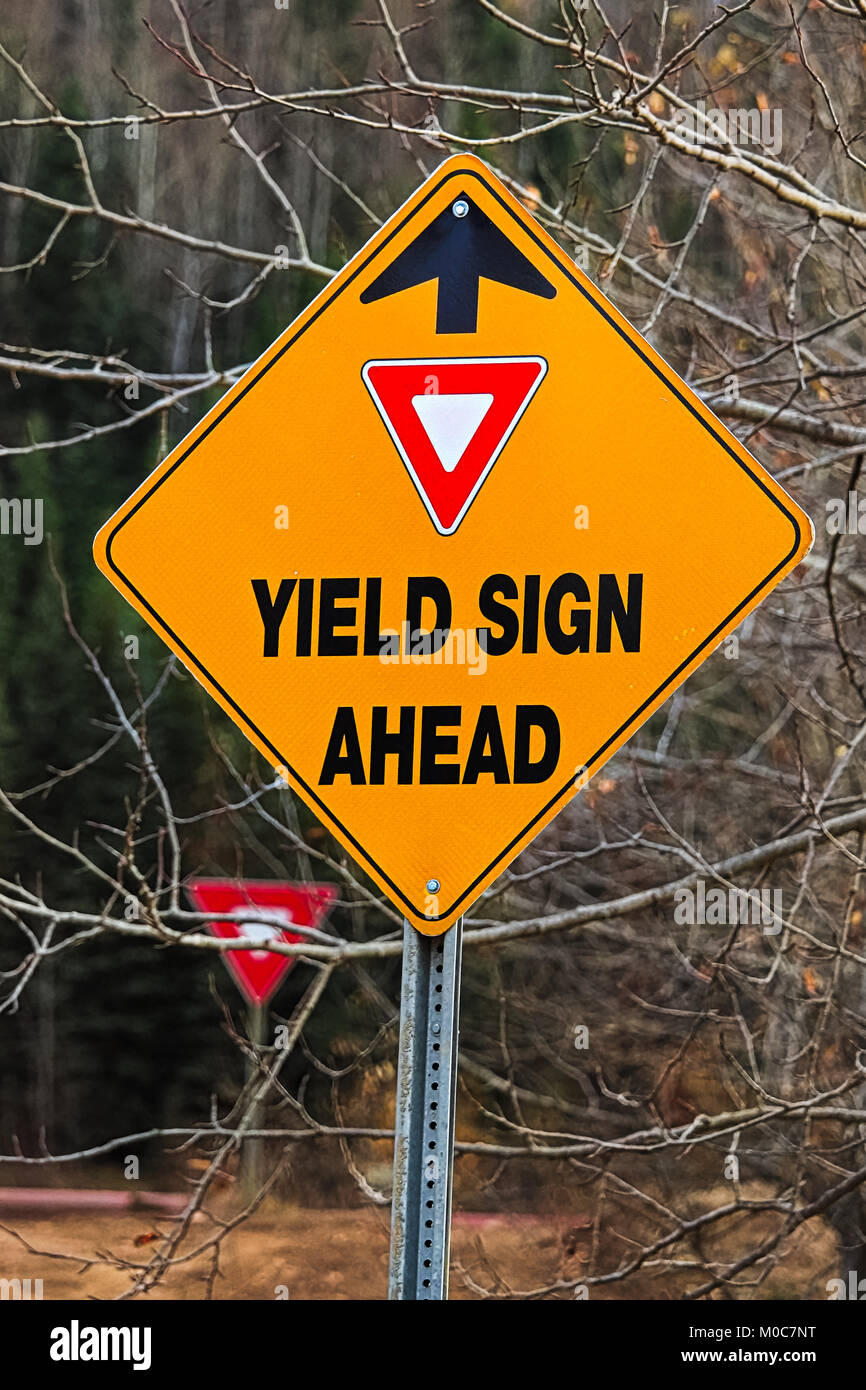 traffic-sign-yield-high-resolution-stock-photography-and-images-alamy