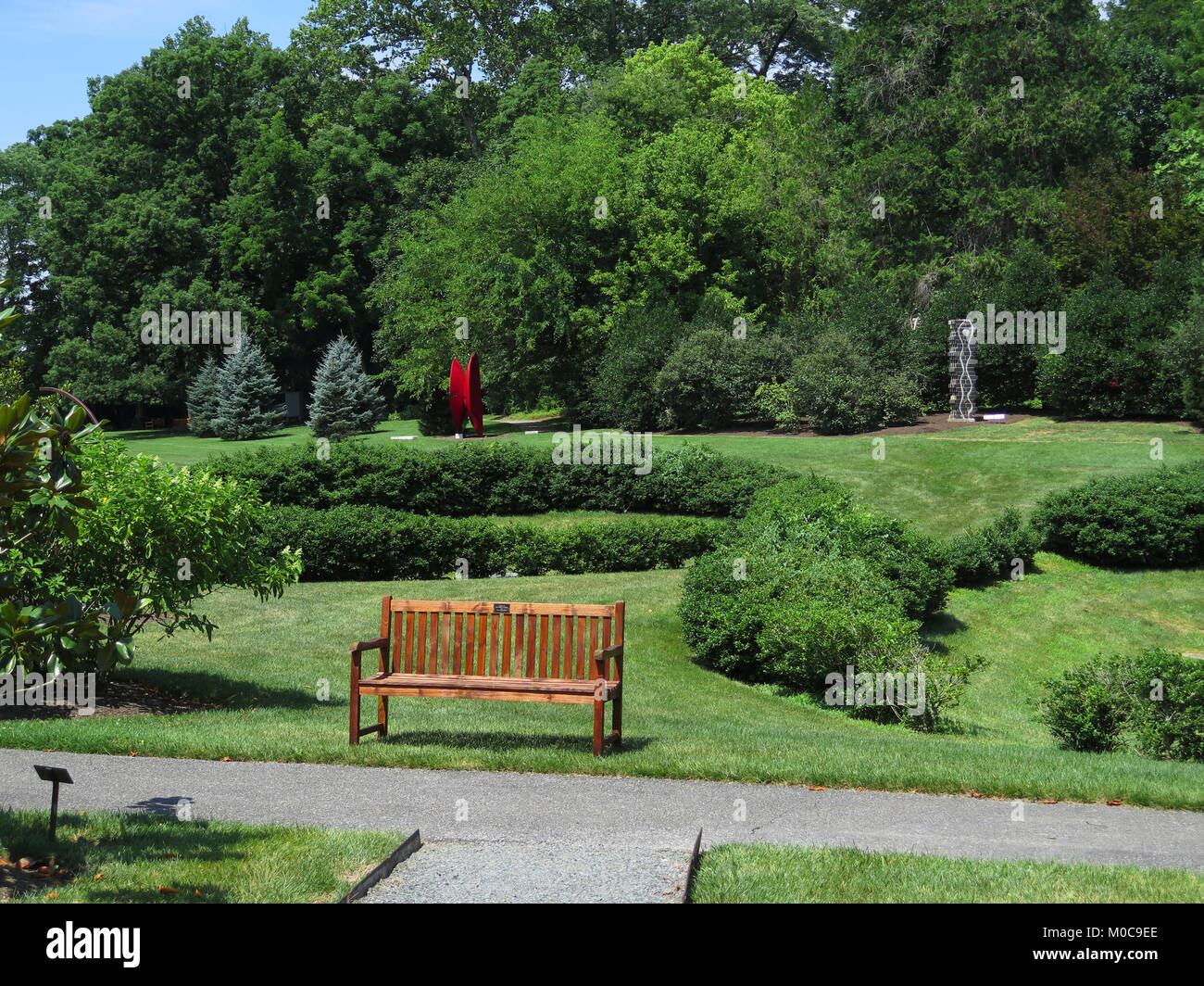 Delaware Art Museum, Wilmington, Delaware, art, sculpture, park. sculpture garden, illustrative art, Stock Photo