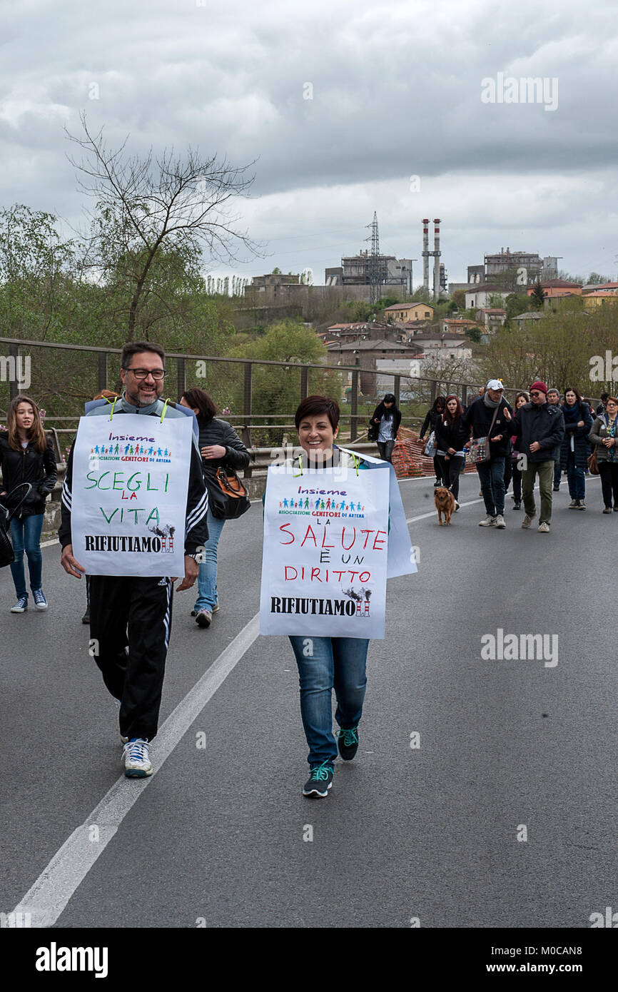 People protest against pollution Stock Photo - Alamy