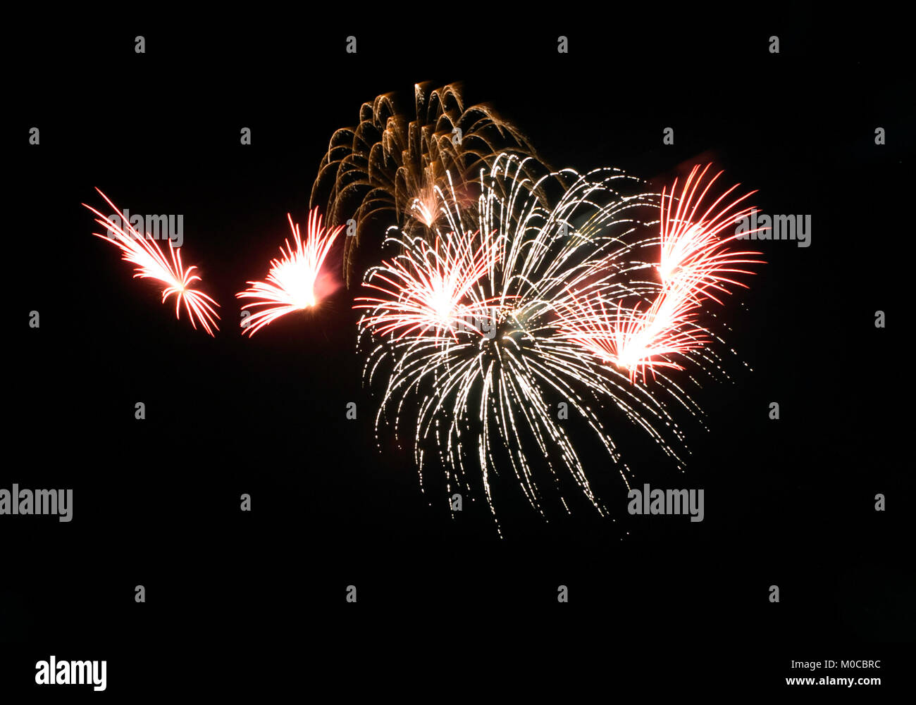 Afterglow Fireworks Show at Balloon Fiesta, Albuquerque, New Mexico ...
