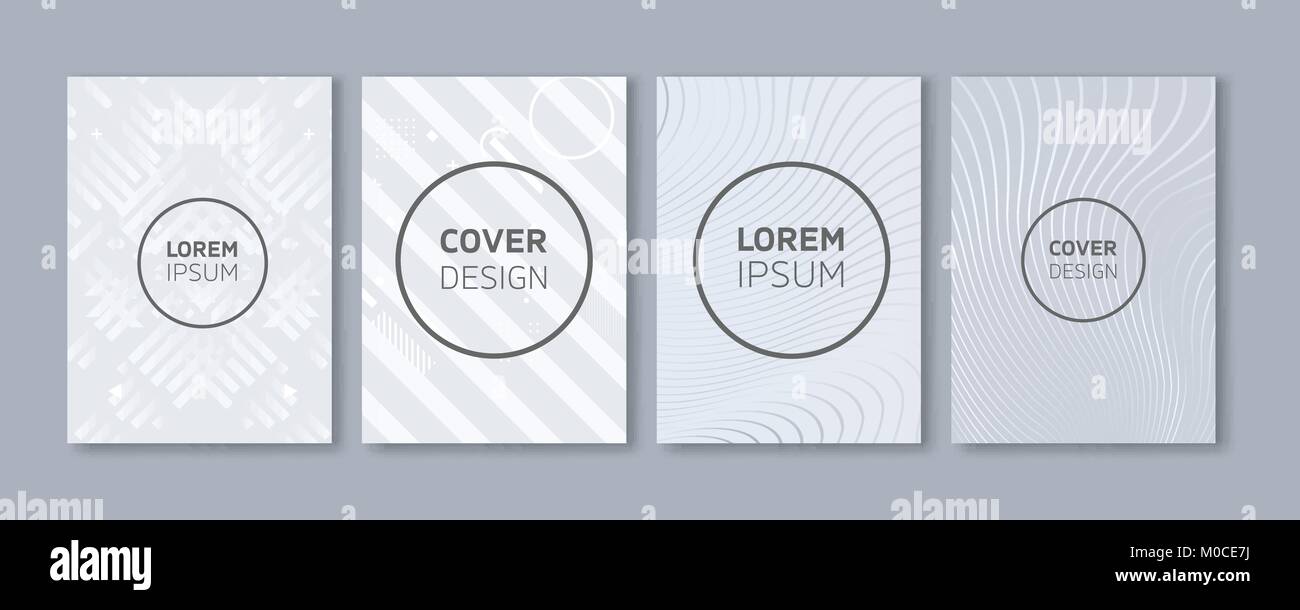 Minimal Vector Covers Design. Cool Black and White Diagonal Stripes Flat Geometric Illustrations. Future Poster Template. Stock Vector