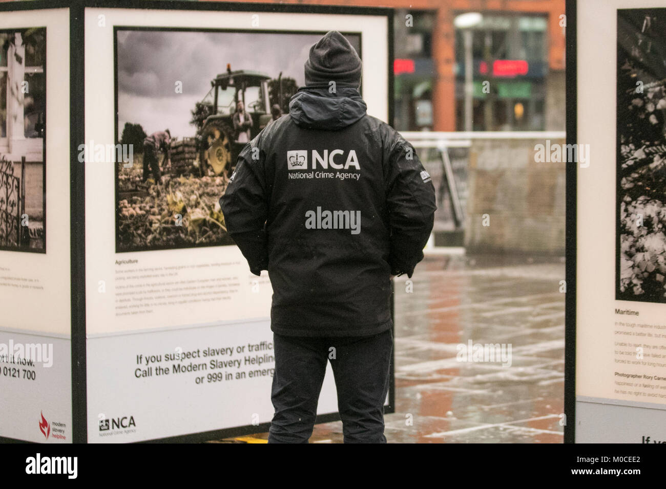 National Crime Agency Uk Stock Photos National Crime Agency Uk Stock   Officers Of The National Crime Agency Who Work From A National To M0CEE2 