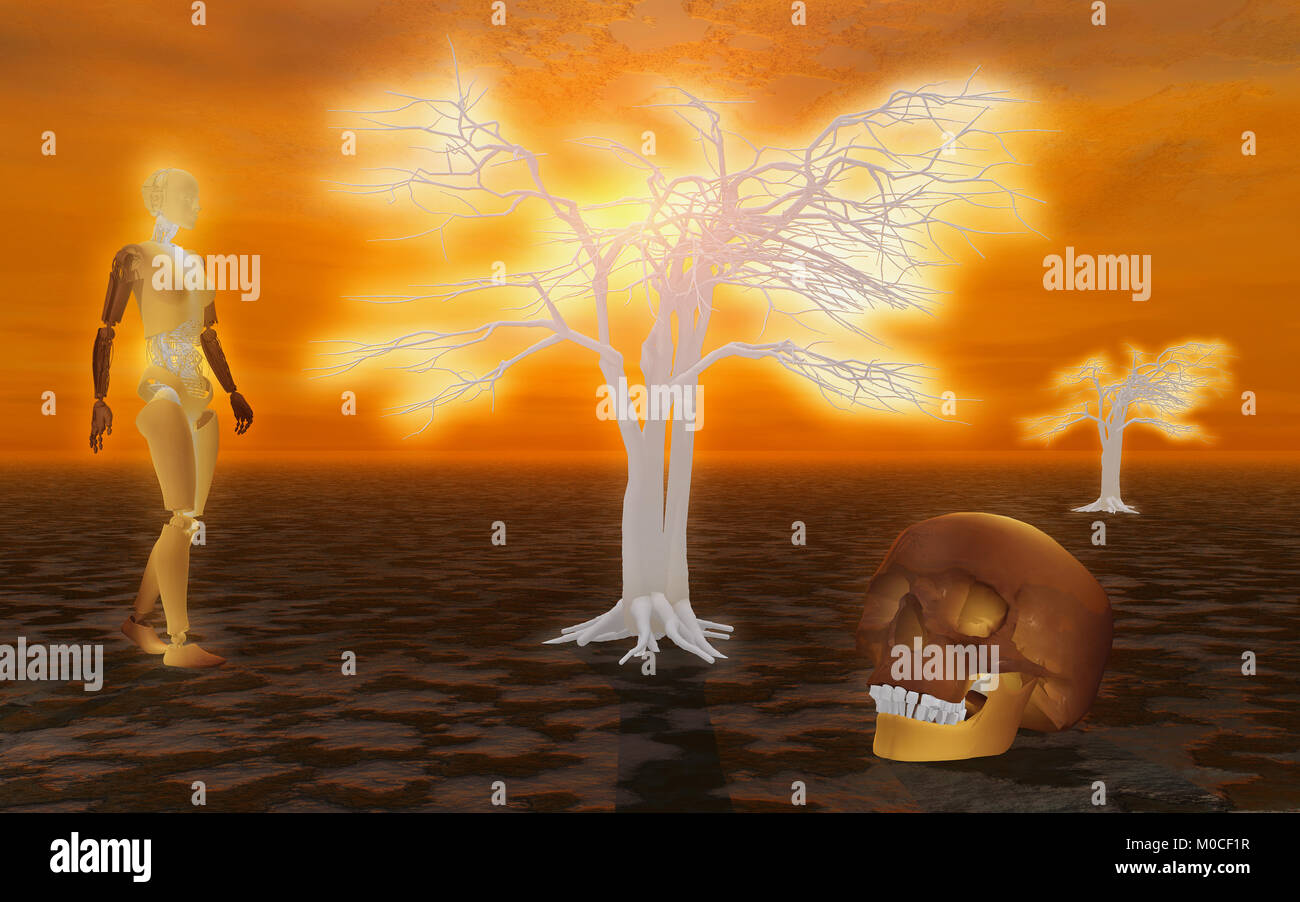 Heaven & Hell Stock Photo