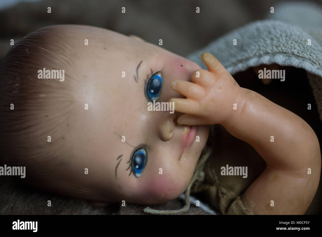 Old doll Stock Photo