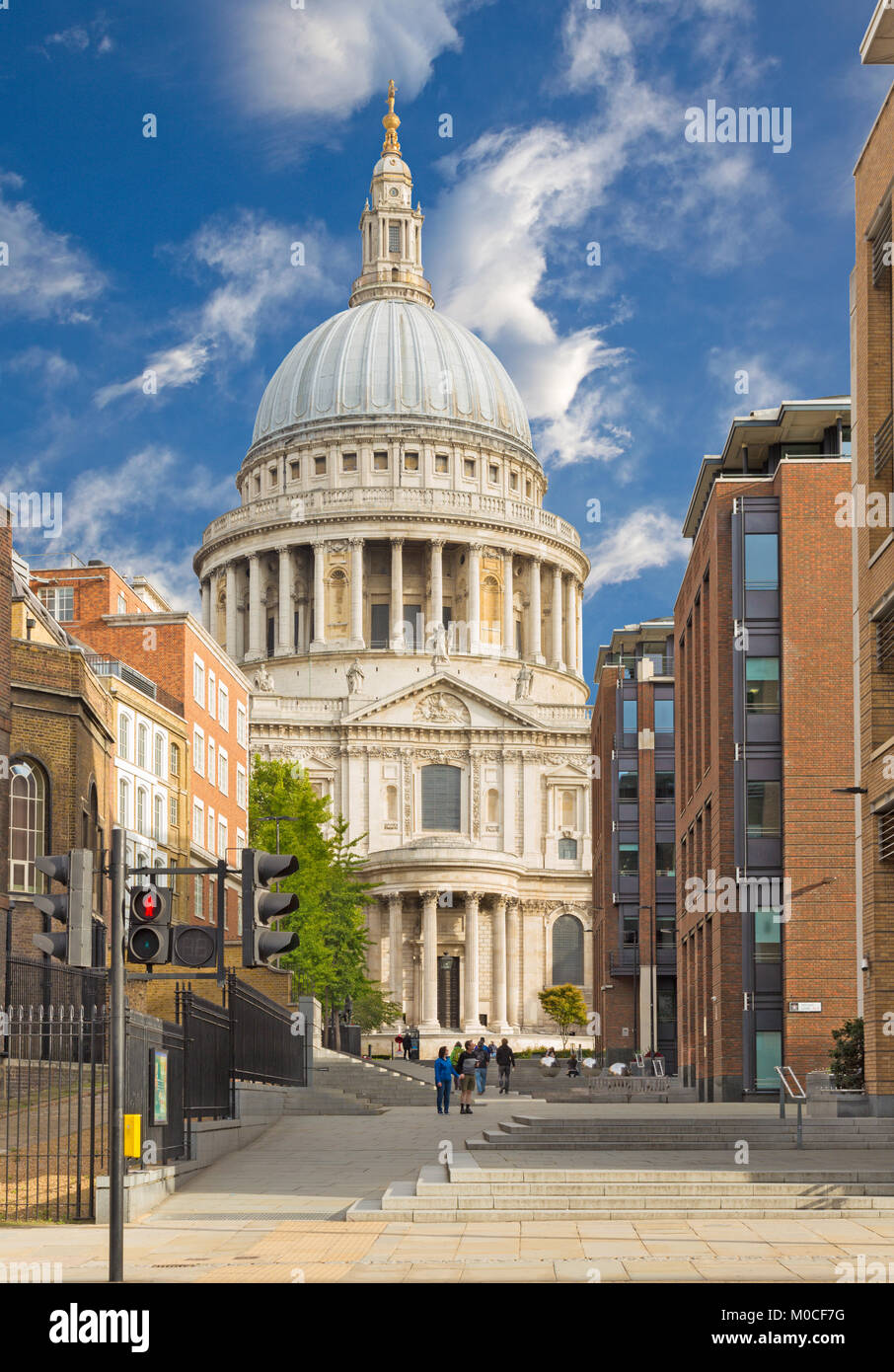 LONDON, GREAT BRITAIN - SEPTEMBER 16, 2017: st. Paul cathedral - south facade. Stock Photo