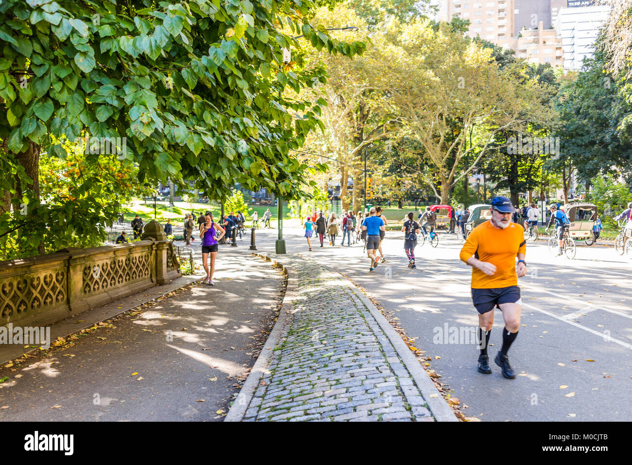 New York City, USA October 28, 2017 Midtown Manhattan with people