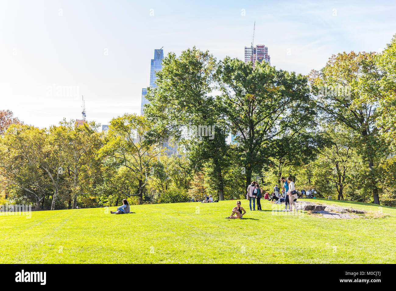 New York City, USA - October 28, 2017: Manhattan NYC Central park Great ...