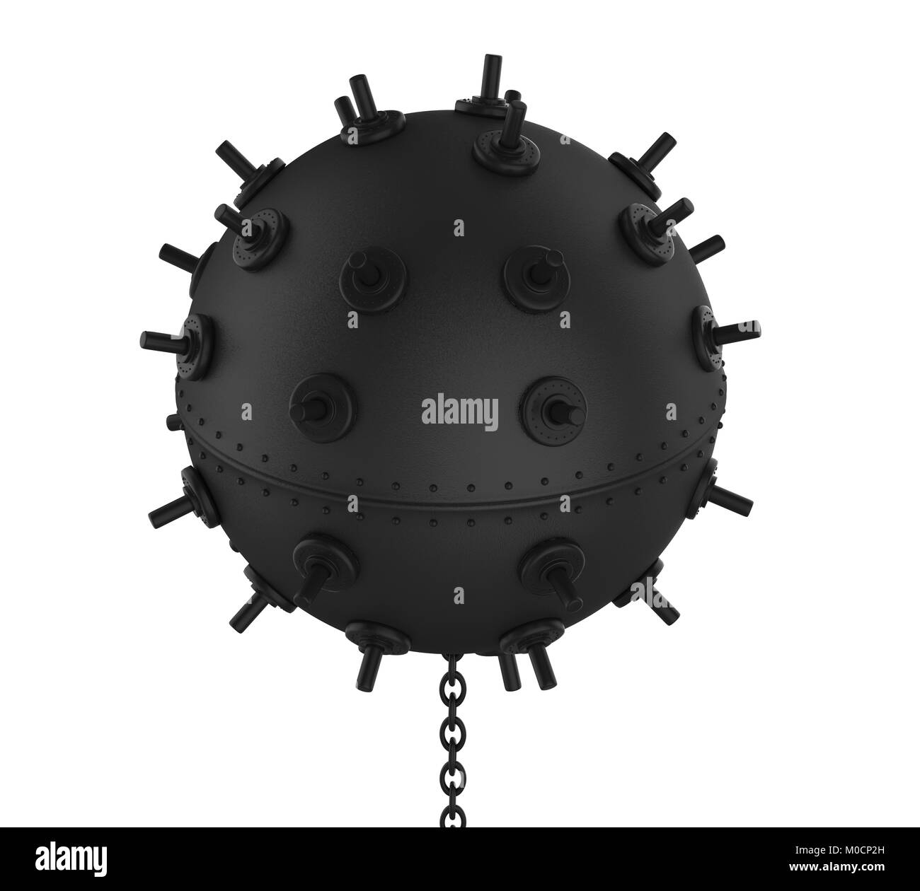Naval Mine Isolated Stock Photo - Alamy