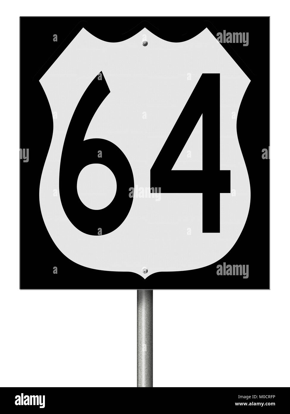 A 3d rendering of a highway sign Stock Photo - Alamy