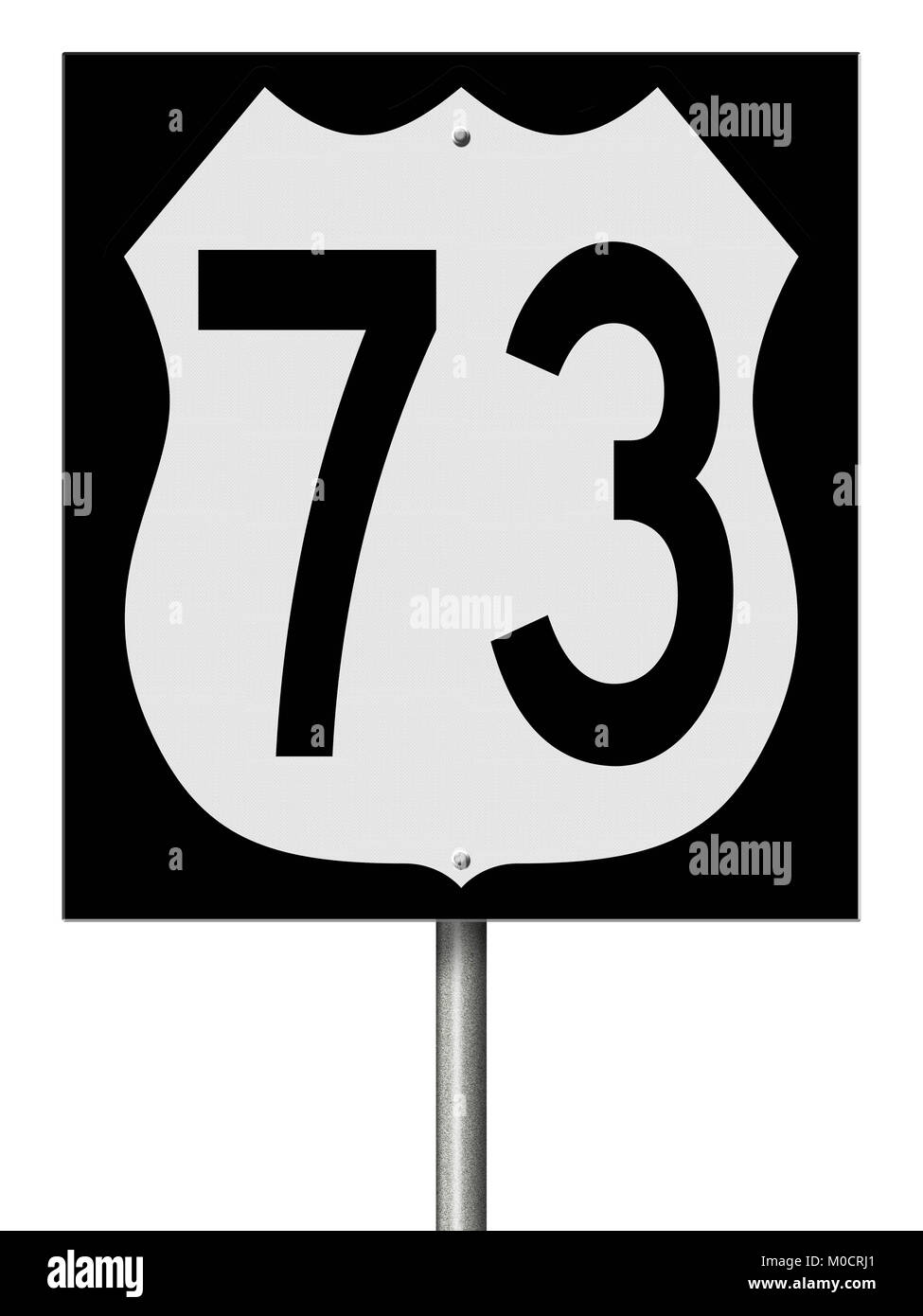 a-3d-rendering-of-a-highway-sign-stock-photo-alamy