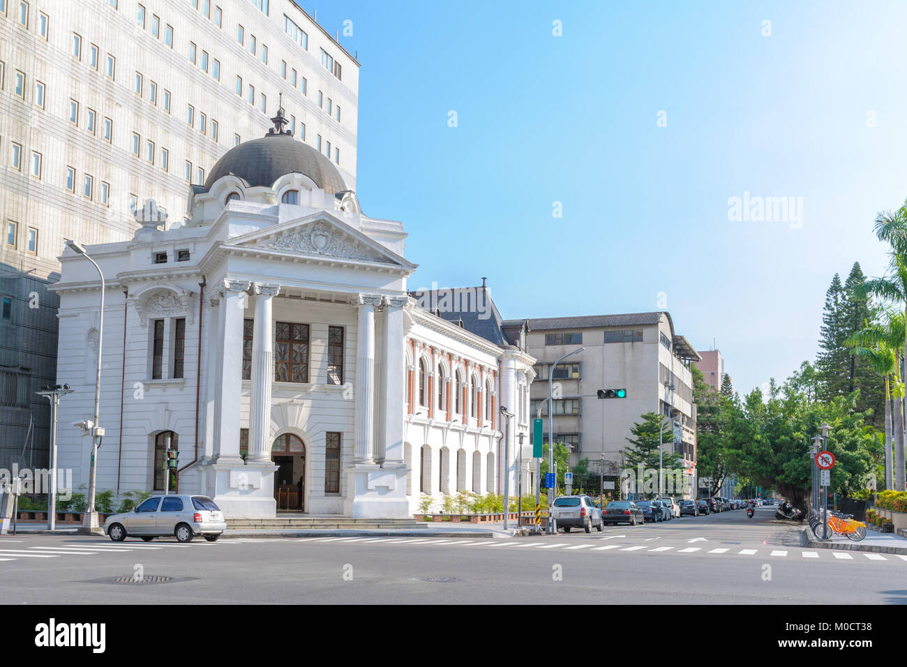 Facade view of Taichung Shiyakusho Stock Photo