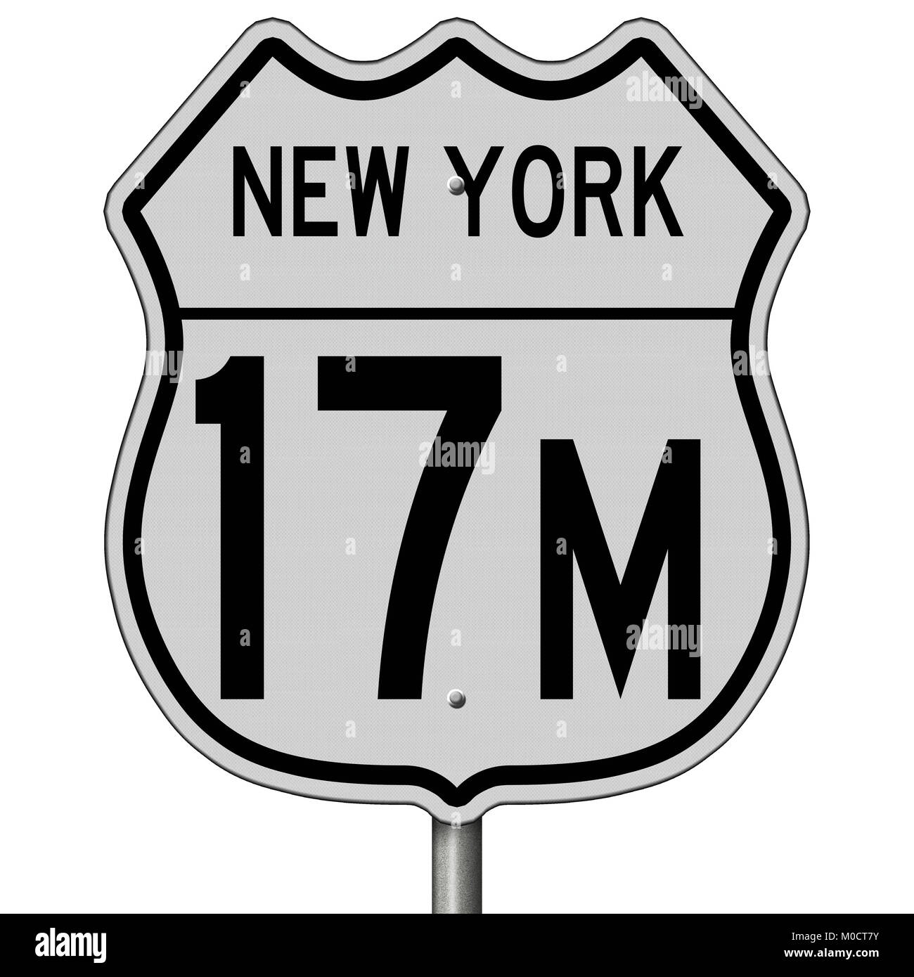 Sign for New York highway Stock Photo - Alamy
