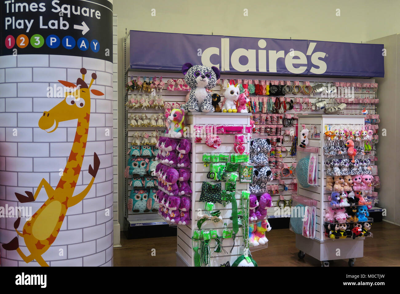 Toys R Us Interior at W. 42nd Street in Times Square, NYC Stock Photo