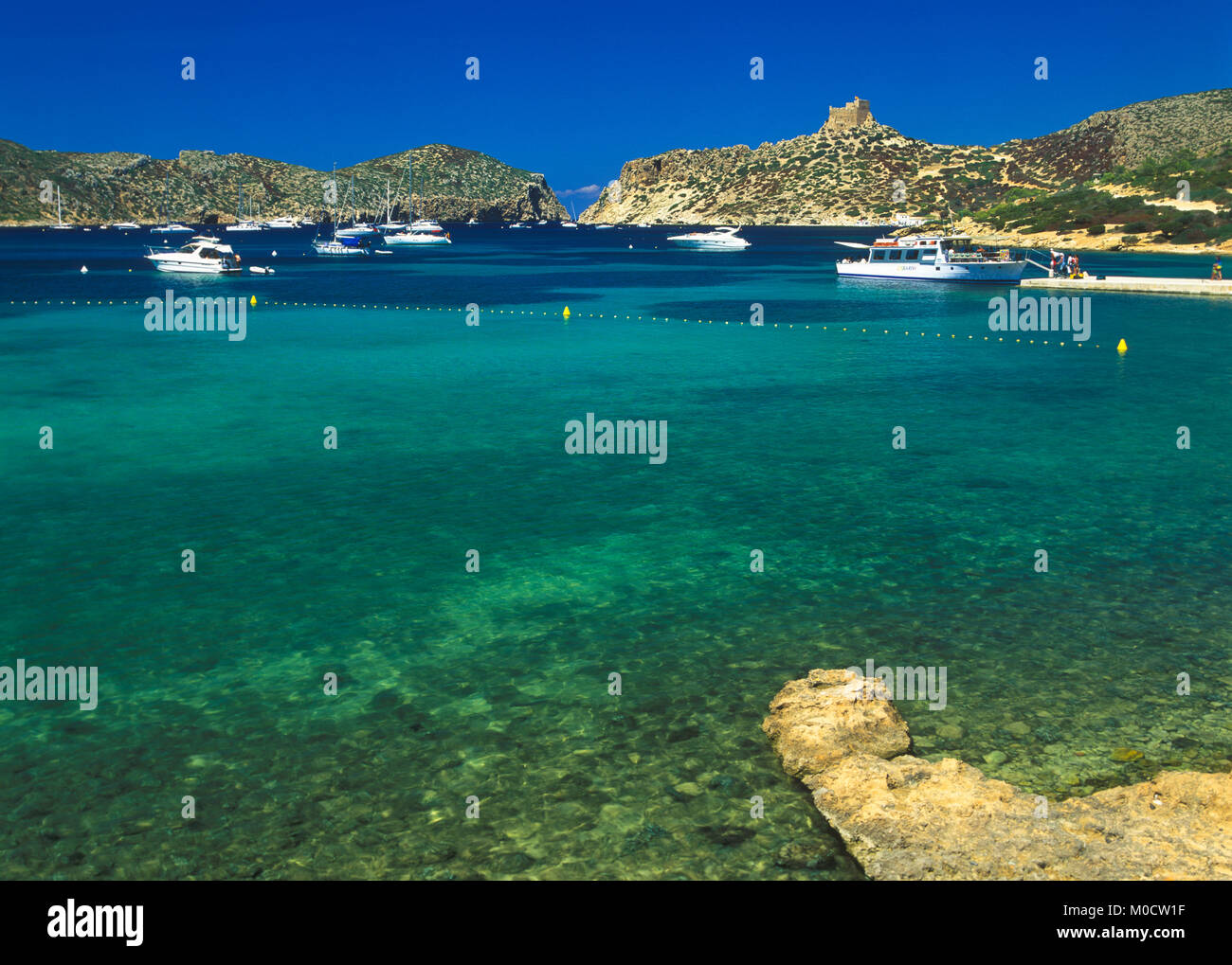 Es Port Castillo, Cabrera, Baleares, Spain, Europe Stock Photo - Alamy