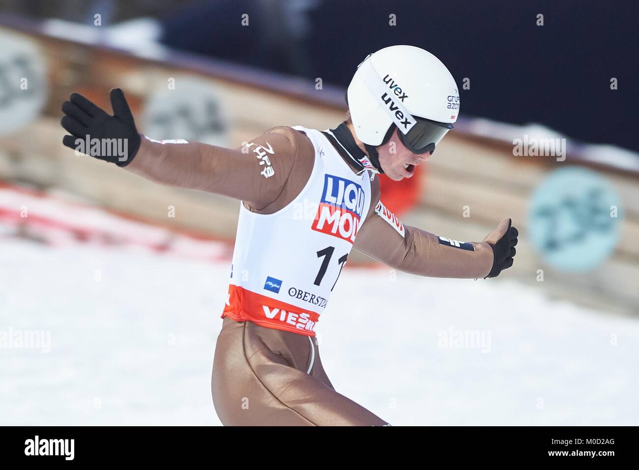 Oberstdorf, Germany. 20th Jan, 2018. FIS Ski Flying World Championships 2018 on January 20, 2018 in Oberstdorf, Germany. In the picture: Piotr Zyla Credit: East News sp. z o.o./Alamy Live News Stock Photo