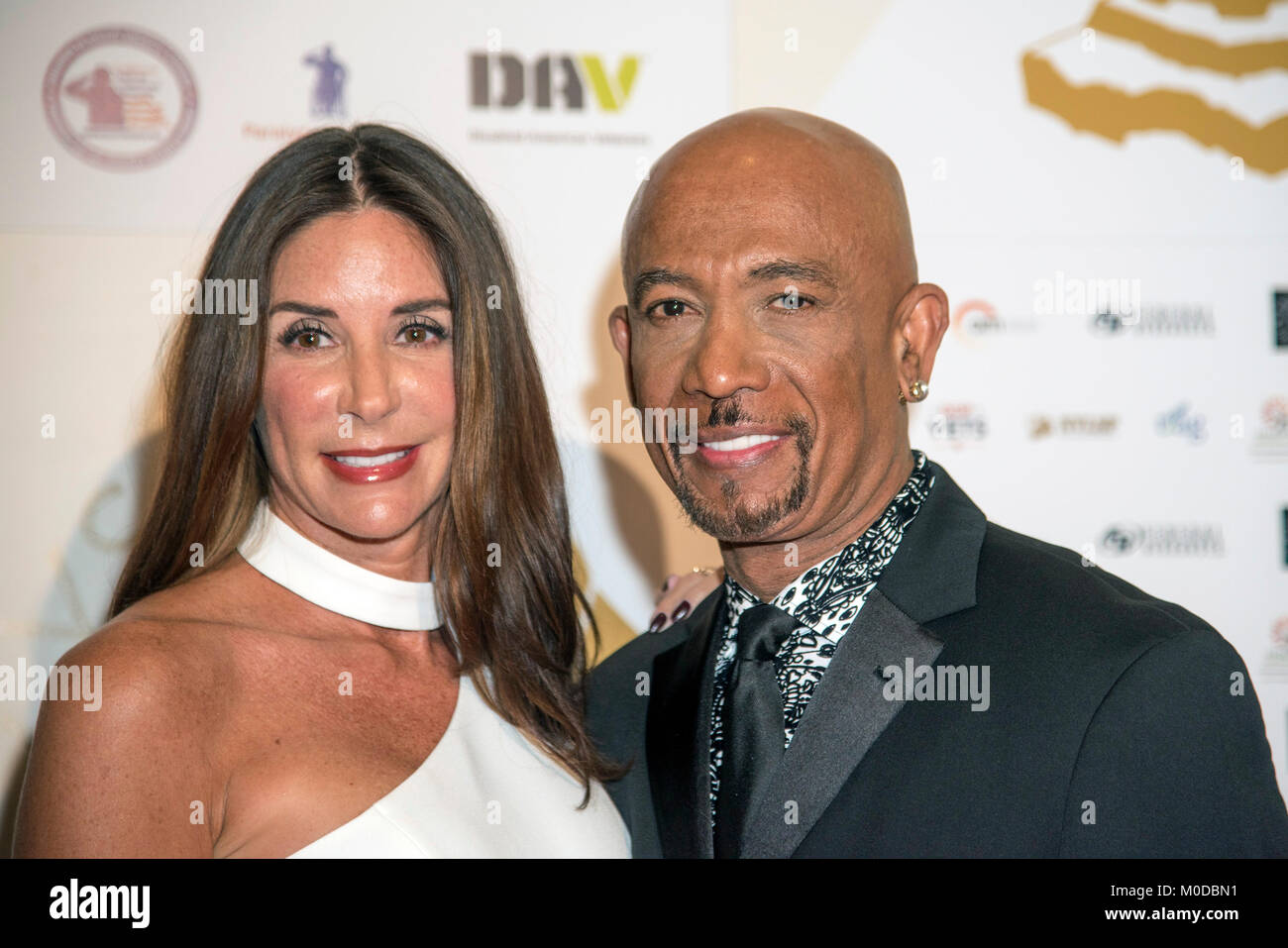 Washington, DC, USA. 20th Jan, 2018. Montel Williams, Tara Williams at The Academy of United States Veterans and Coalition to Salute America's Heroes 2018 Veteran Awards at The Mayflower Hotel in Washington, DC on January 20, 2018. Credit: Patsy Lynch/Media Punch/Alamy Live News Stock Photo