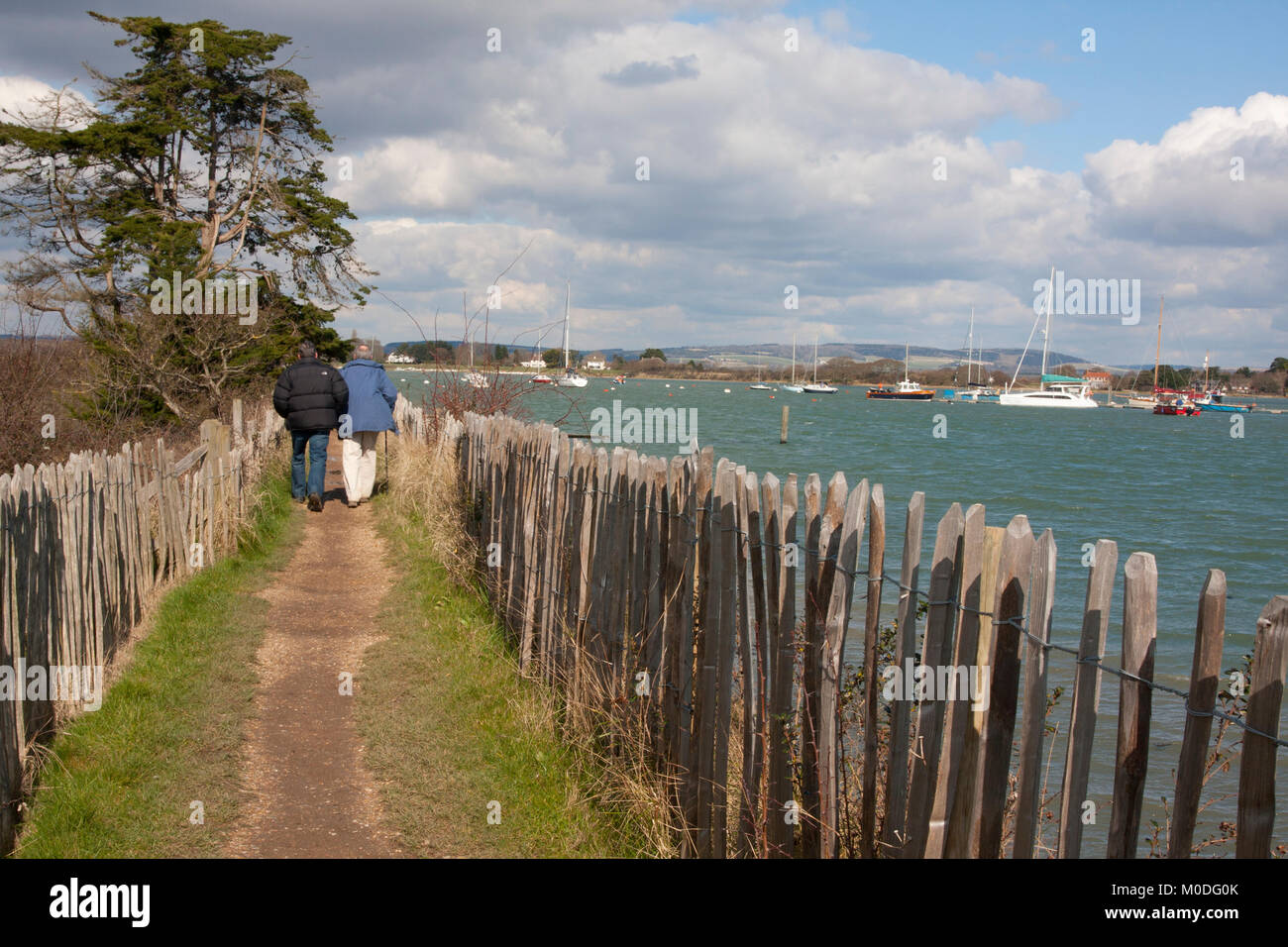 Chichester harbour at Itchenor, West Sussex, England Stock Photo