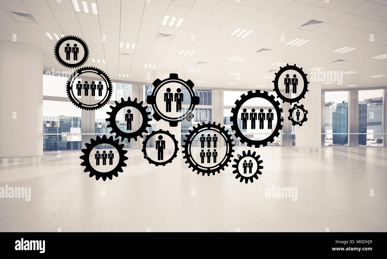 Networking and wireless connection as concept for effective mode Stock ...