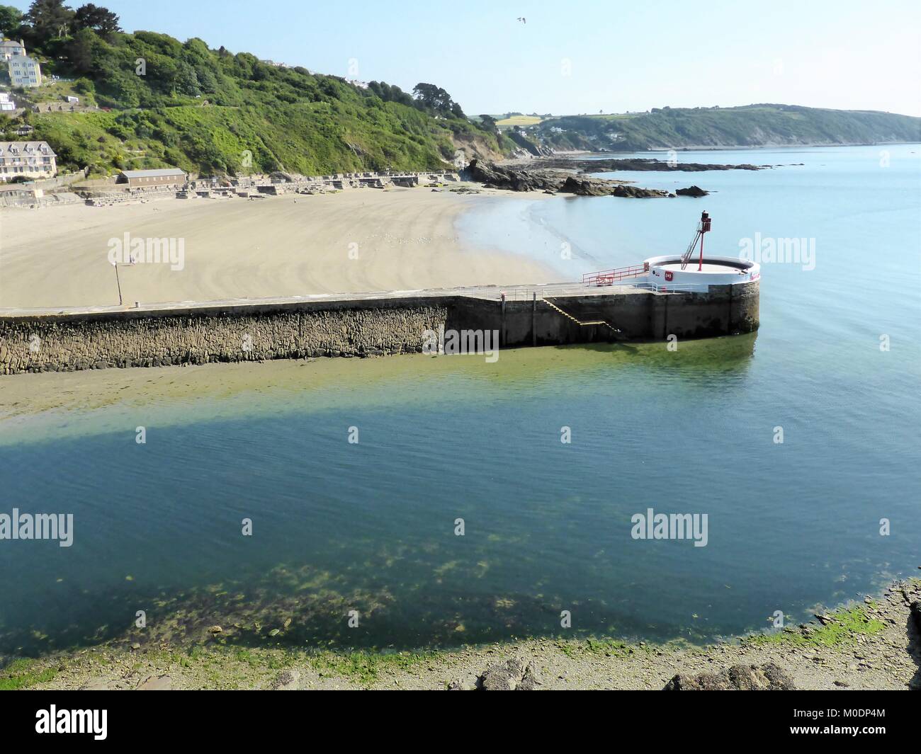 Scenic view of bay at Looe, Cornwall, UK Stock Photo