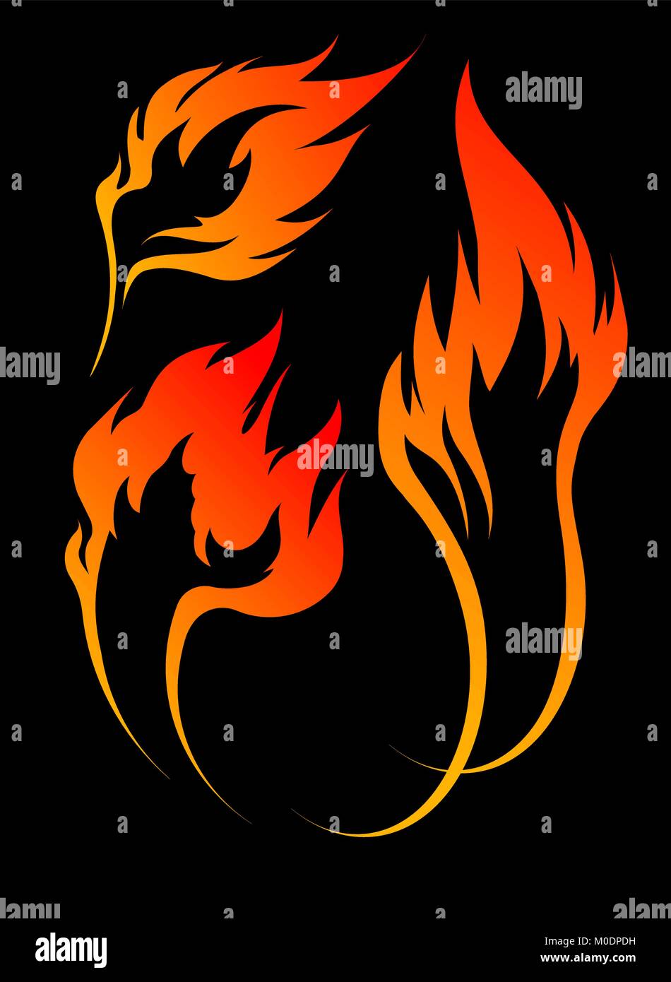 Set of 3 vector fires Stock Vector Image & Art - Alamy
