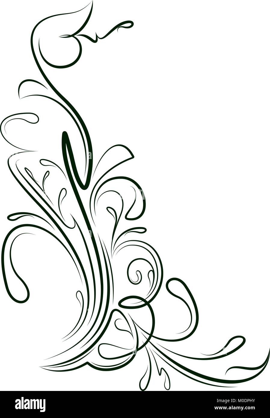 Elegant vintage corner Stock Vector Image & Art - Alamy