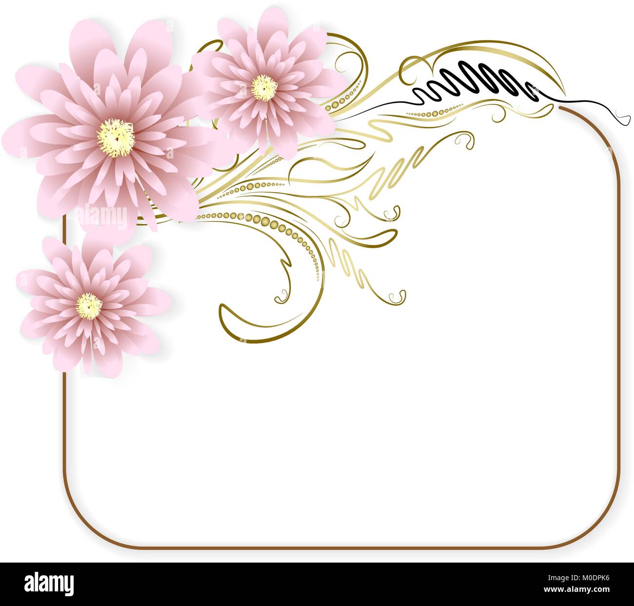 Abstract flowers background Stock Vector Image & Art - Alamy