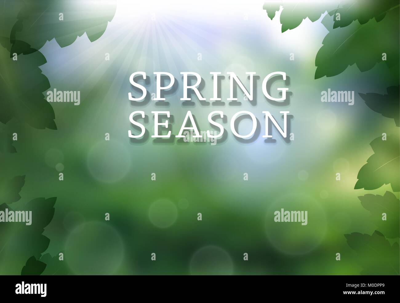 Spring background vector vectors Stock Vector Images - Alamy