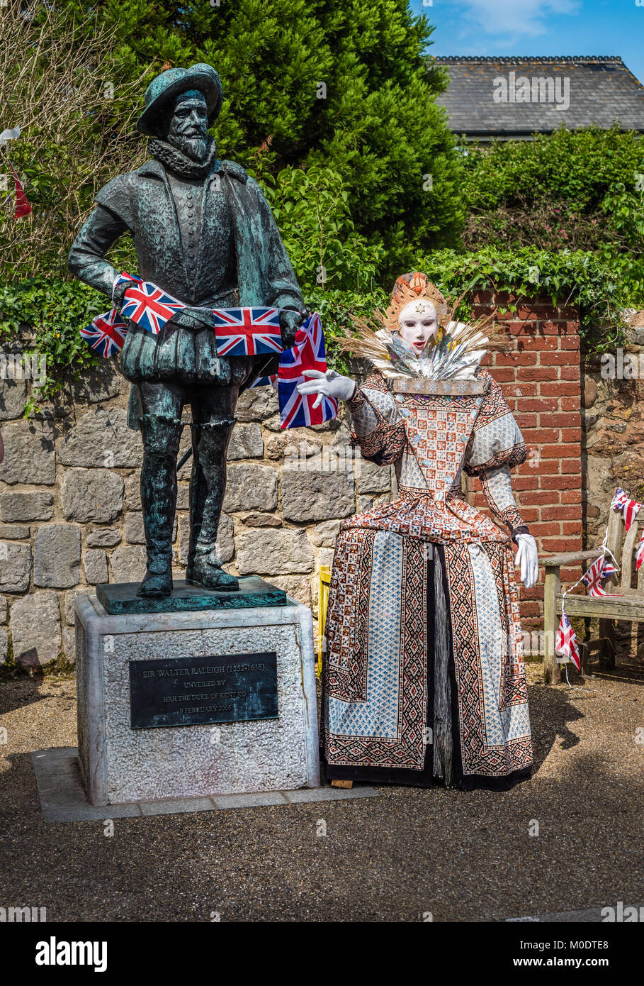 East Budleigh Scarecrow Festival Stock Photo