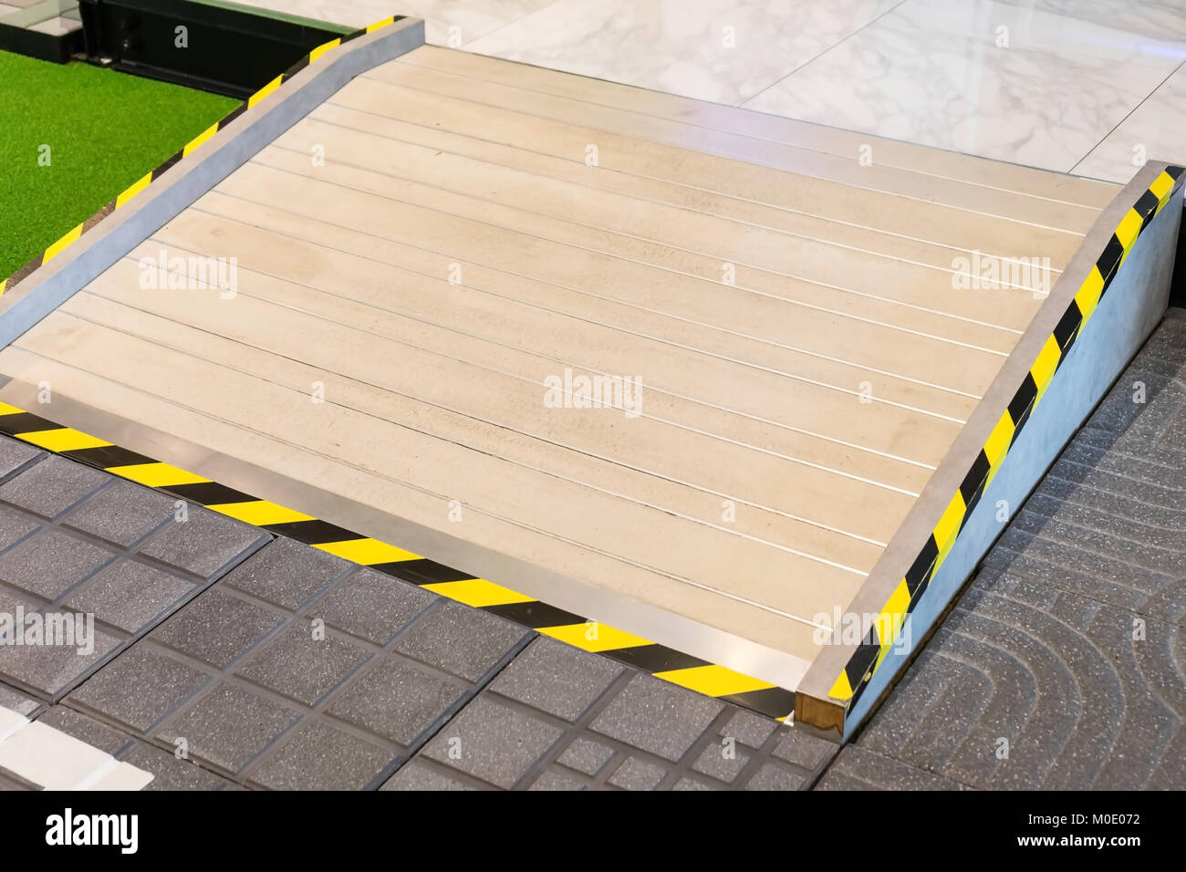 ramp way for support wheelchair and disabled people Stock Photo - Alamy