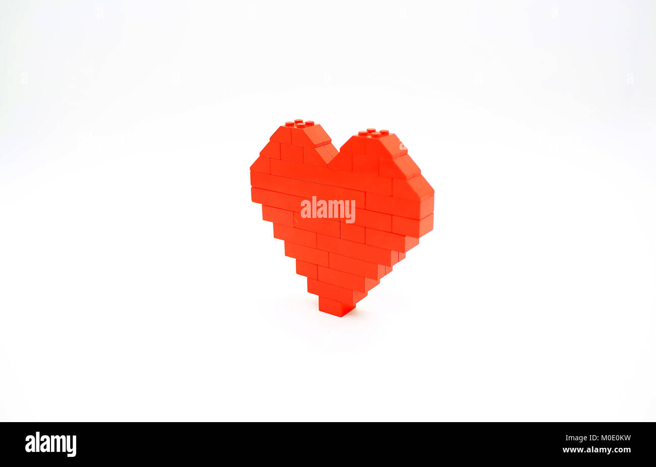 brick lego heart shaped Stock Photo - Alamy