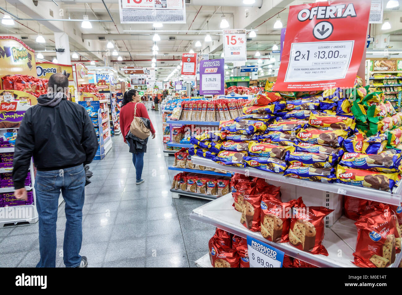 Buenos Aires Argentina Abasto shopping Supermercados Coto grocery Stock Photo 172411928 Alamy