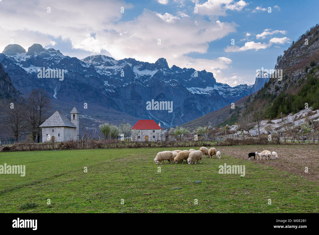 Village view valley hi-res stock photography and images - Alamy