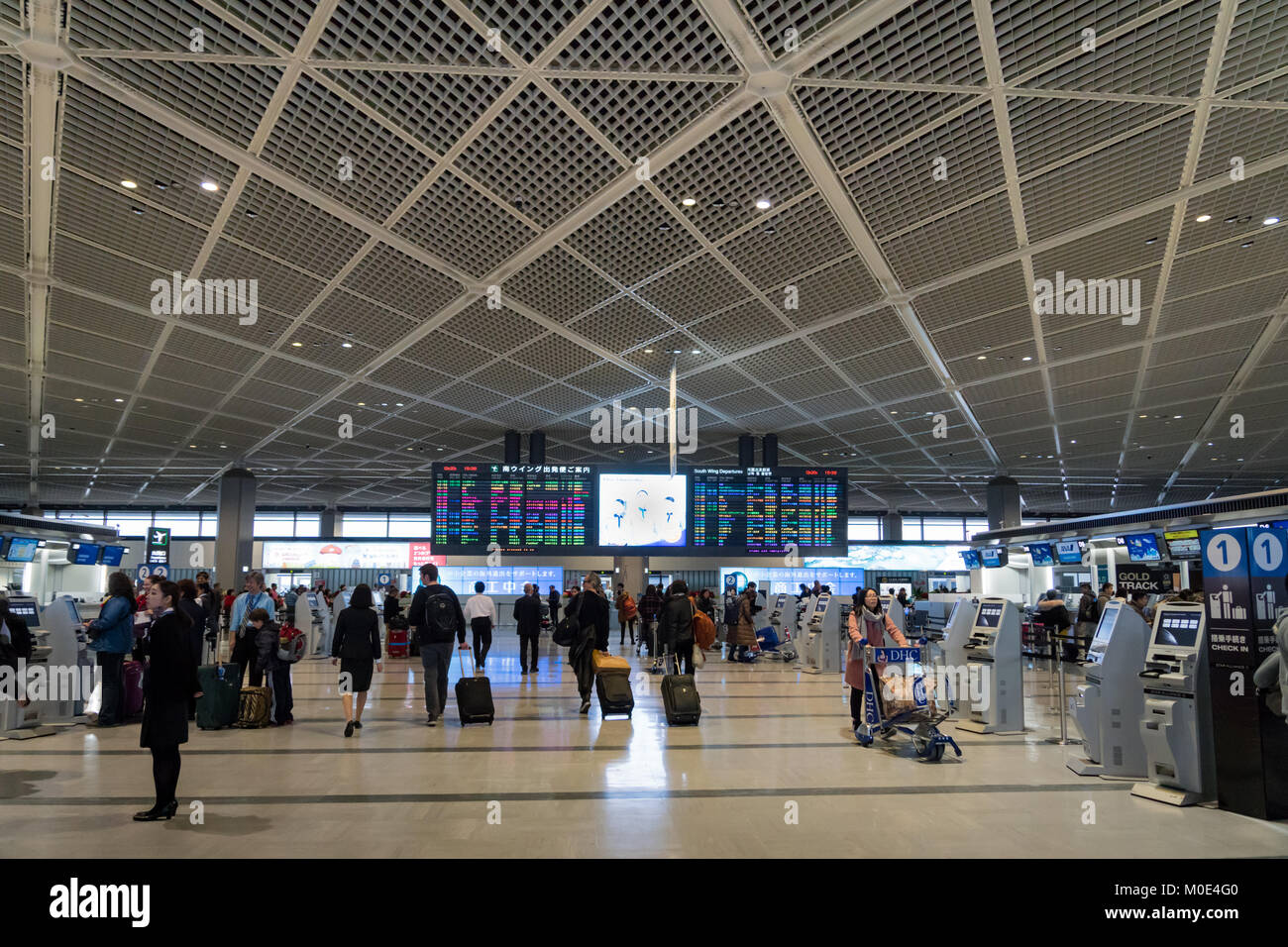 Narita international airport terminal hi-res stock photography and