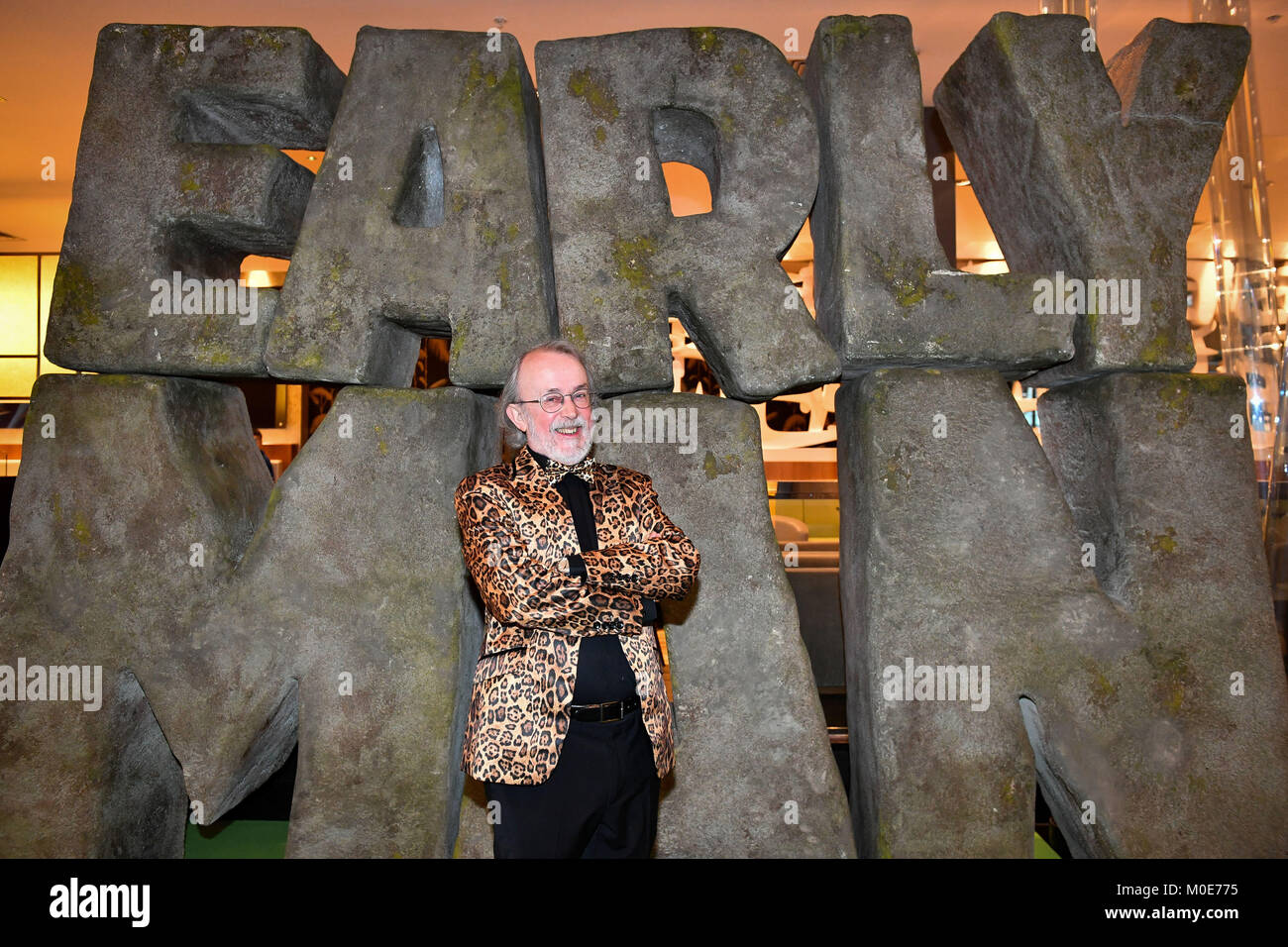 Peter Lord, CBE, animator, film producer, director and co-founder of Aardman Animations, attends the screening of the new Nick Park film Early Man at Showcase Cinema de Lux, in Bristol. Stock Photo