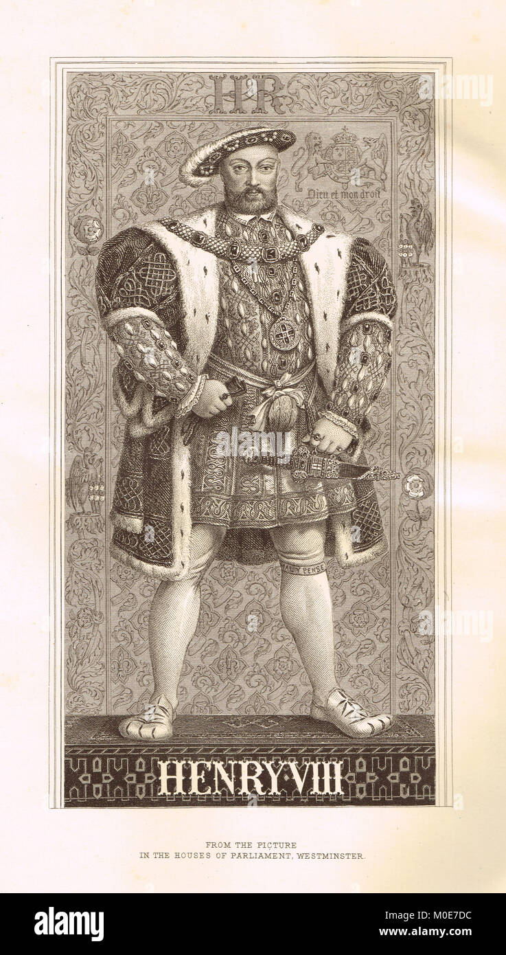King Henry VIII of England, 1491-1547, reigned 1509-1547 Stock Photo