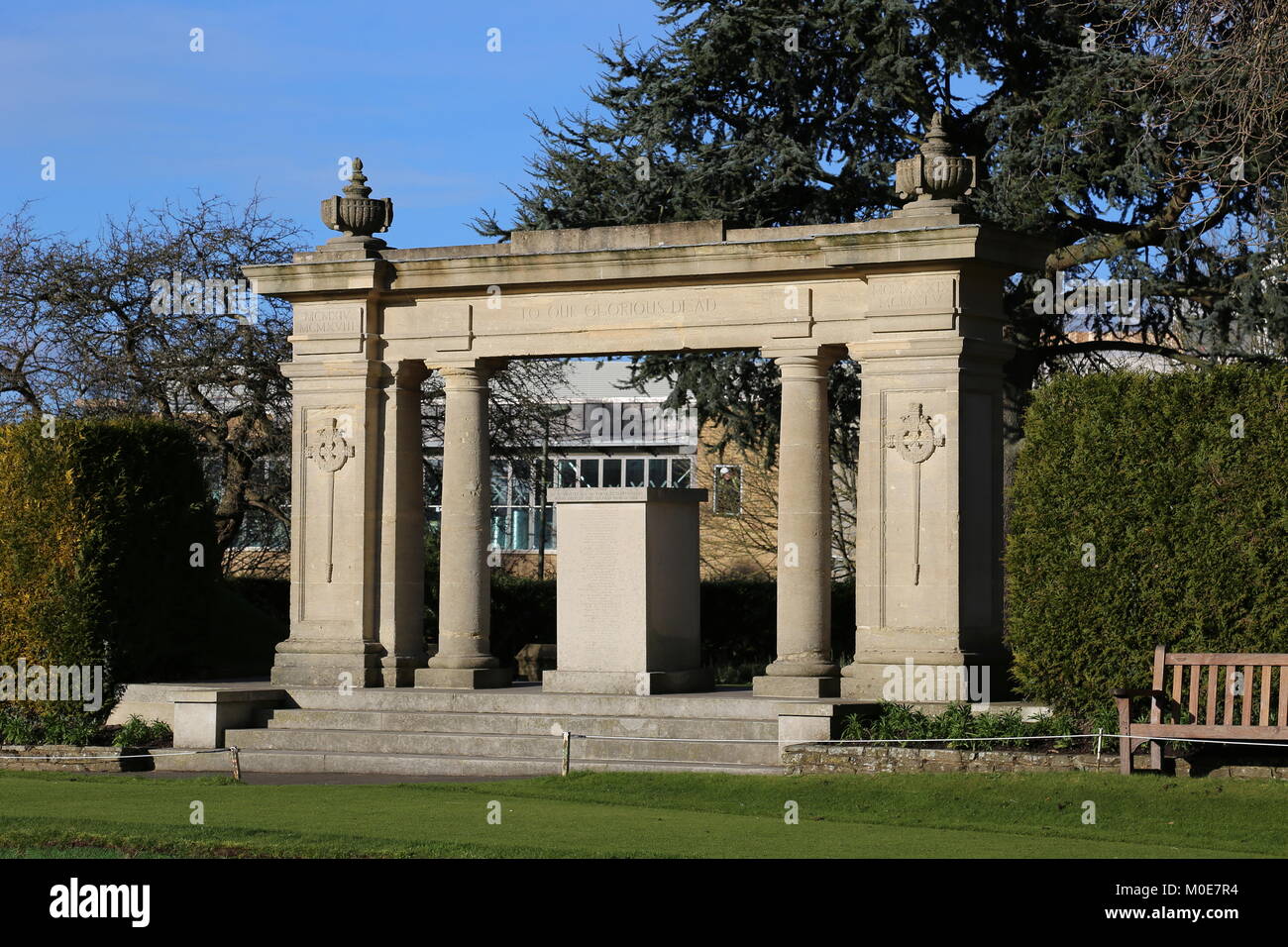 War Memorial, Castle Bowling Green, Guildford, Surrey, England, Great Britain, United Kingdom, UK, Europe Stock Photo