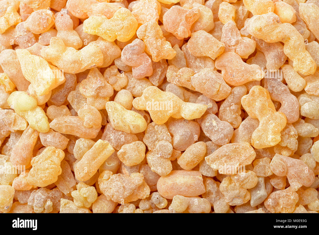 background of yellow pure frankincense resin, top view Stock Photo - Alamy