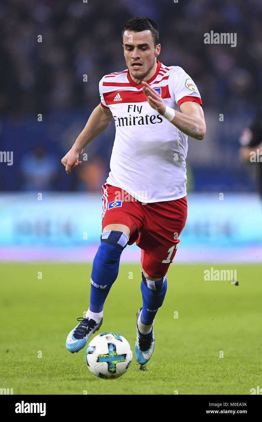 Hamburg Deutschland 20th Jan 2018 Filip Kostic Hsv Hamburg Hamburg Hamburg Ges Fussball 1 Bundesliga Hamburger Sport Verein Fc Cologne 20 01 2018 Football Soccer 1st League Hsv Hamburg Hamburg Hamburg Vs Fc Cologne Hamburg