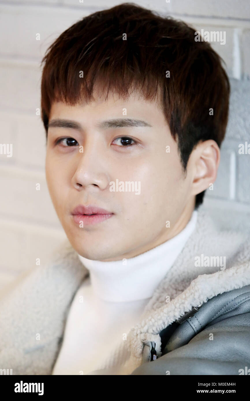 22nd Jan, 2018. S. Korean actor Kim Sun-ho South Korean actor Kim Sun